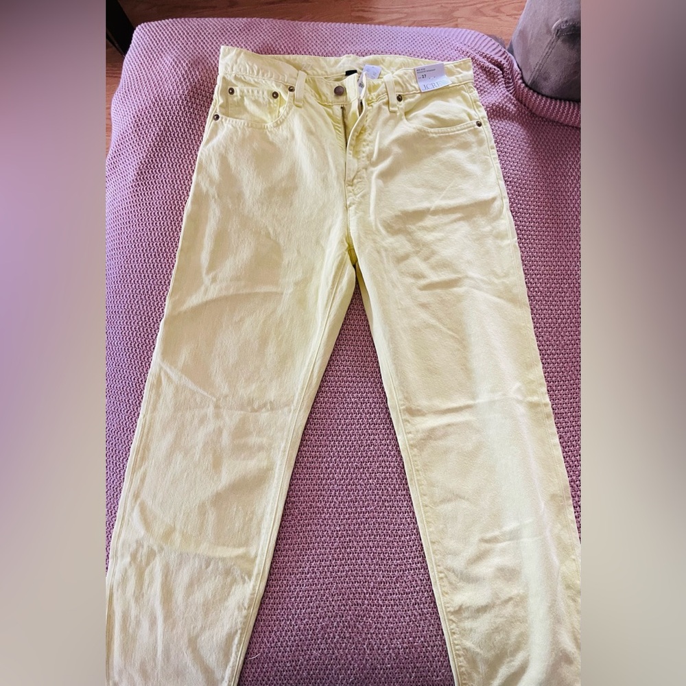 J.Crew Slouchy-straight garment-dyed dad jean size 27